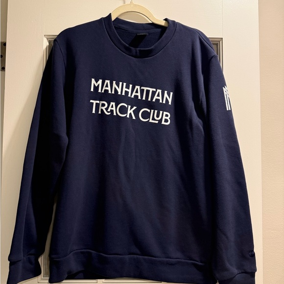 Asics Navy Blue Crewneck Sweatshirt - Picture 2 of 6